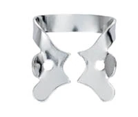 Hygenic Rubber Dam Clamp, #2A, Winged, Gloss Finish, Premolars and Upper Incisors, 1/Pk, H05688