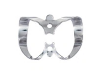 HySolate Hygenic Gloss Finish Winged Rubber Dam Clamp #9, Anterior, 1/Pk, H02763