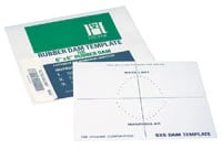 Hygenic Rubber Dam Template, 6", Single Template, H01441