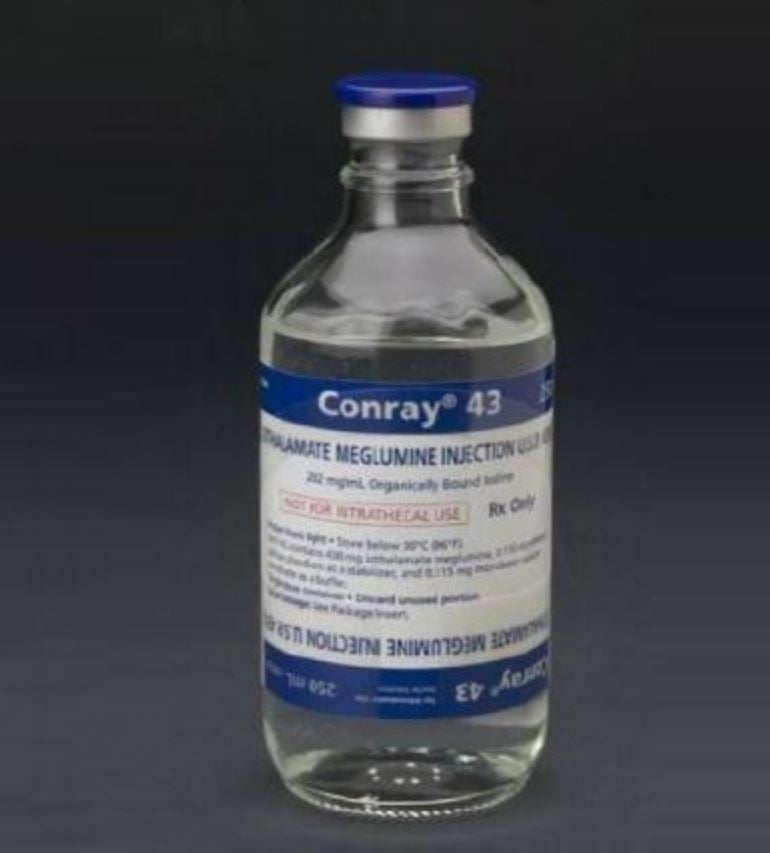 Conray 60% Injection Vial, 50mL, 25/Package