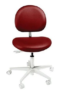 Brewer DX3000 Deluxe Doctor's Stool, Model 3125B, with Dual Adjustable Lumbar Backrest, 952-0644