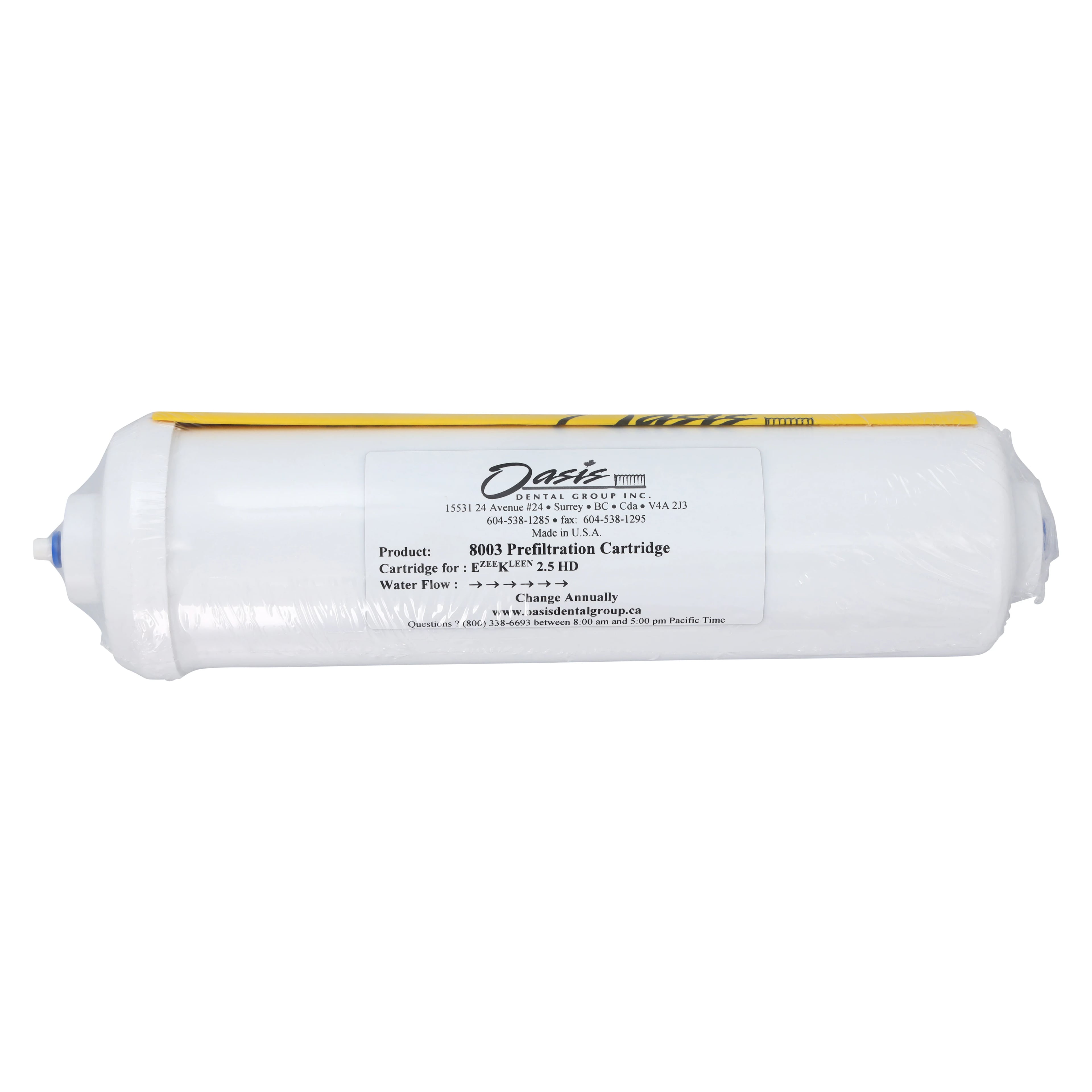 Ezee Kleen 2.5 HD Pre-Filtration Cartridge, 8003