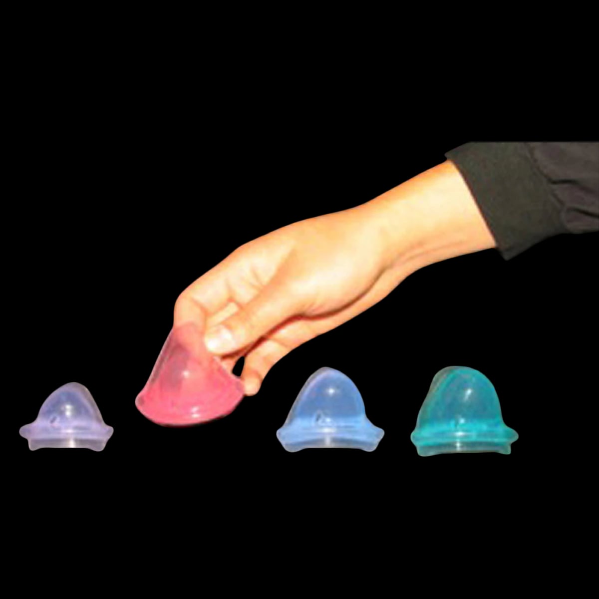 Porter Silhouette Autoclavable Sizer Masks, Color Coded, 4/Pack, SIL-SIZER-4