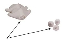 Porter Instrument Hood Inner Liner Flapper Valve, 3/Pk