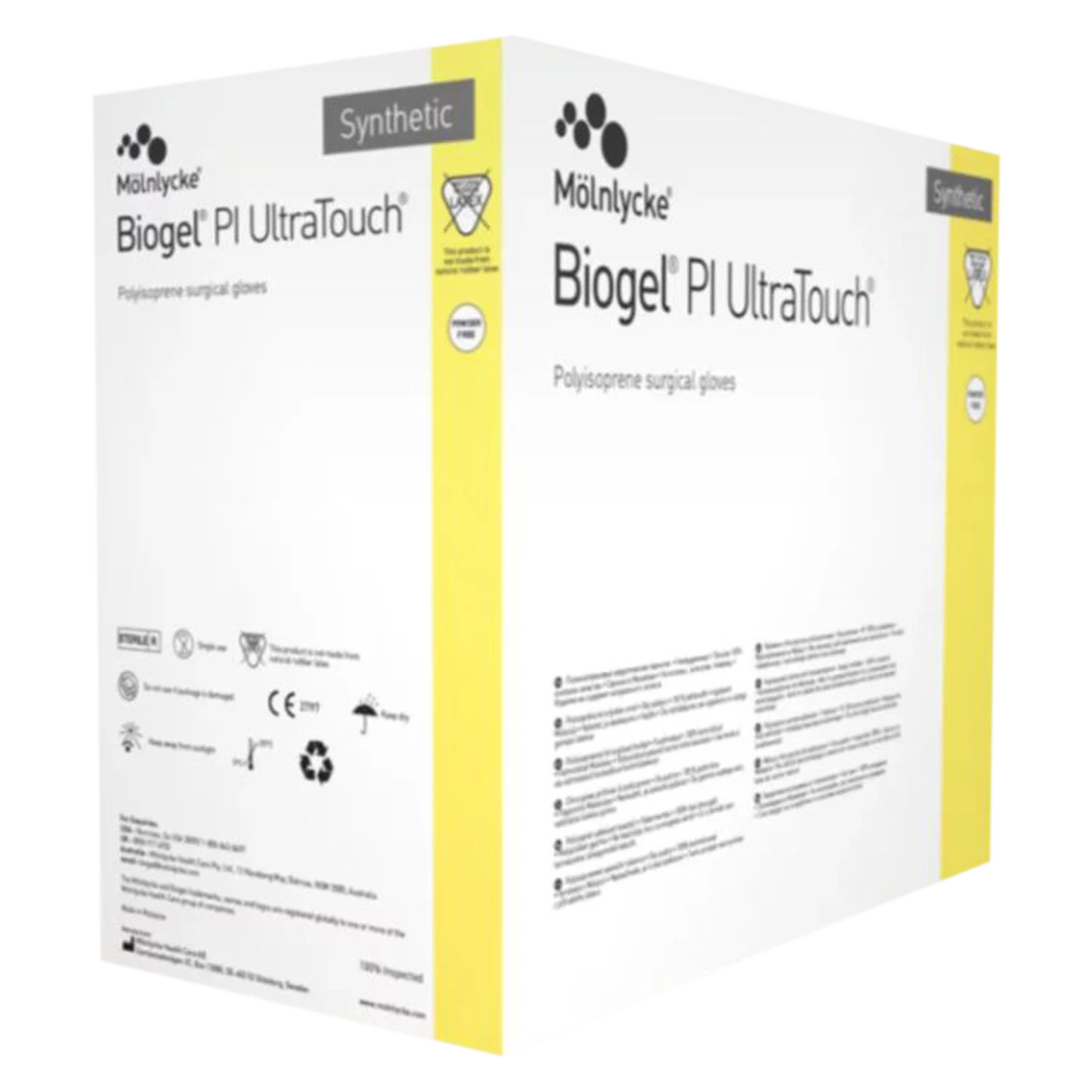 Biogel PI UltraTouch Polyisoprene Surgical Gloves, Size 8, Sterile, Powder-Free
