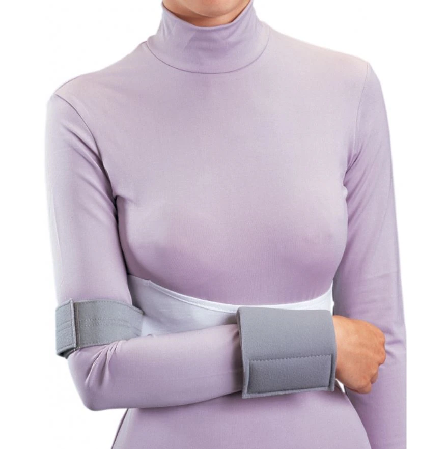 Procare Shoulder Immobilizer, Adult Small, White/Green, 32-36"