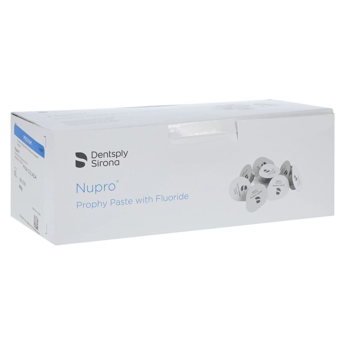 NUPRO Prophy Paste, Medium Grit, Pina Colada, with Fluoride, Unit Dose Cups, 200/Box, 801335