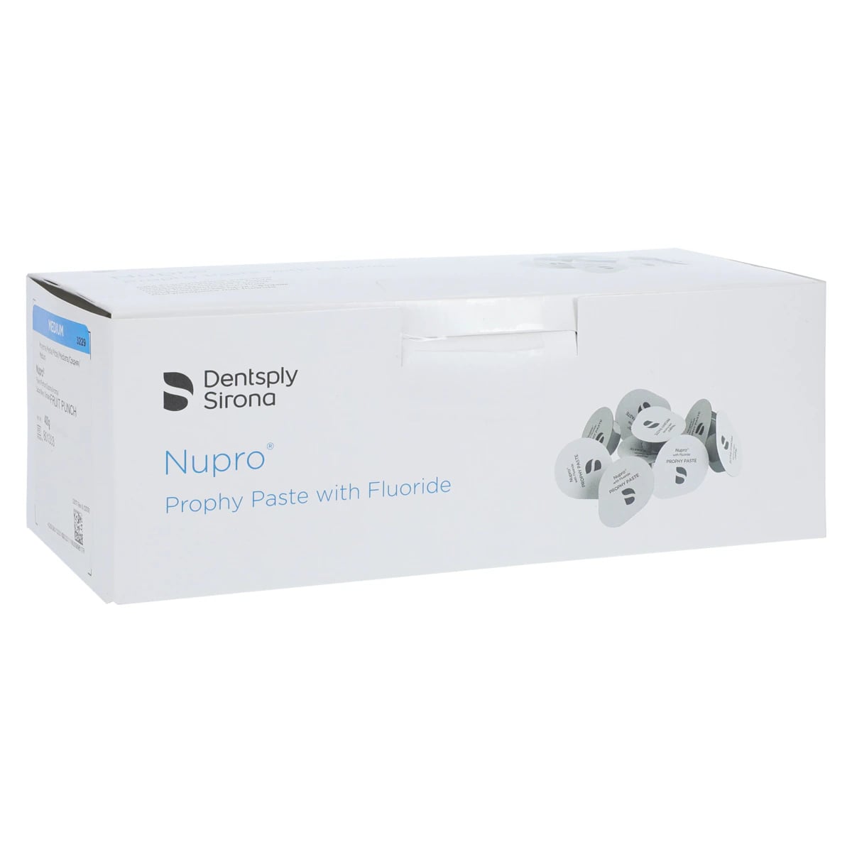 NUPRO Prophy Paste, Medium Grit, Fruit Punch, with Fluoride, Unit Dose Cups, 200/Box, 801333