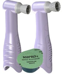 NUPRO Revolv Disposable Prophy Pack, Coarse, Orange Vanilla Swirl, 100/Box, 965553OC