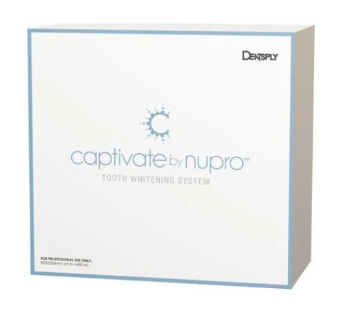 Captivate by NUPRO 15% Carbamide Peroxide with Fluoride Patient Touch-Up Kit, Mint, 2 Syringes (2.4g each), 614066