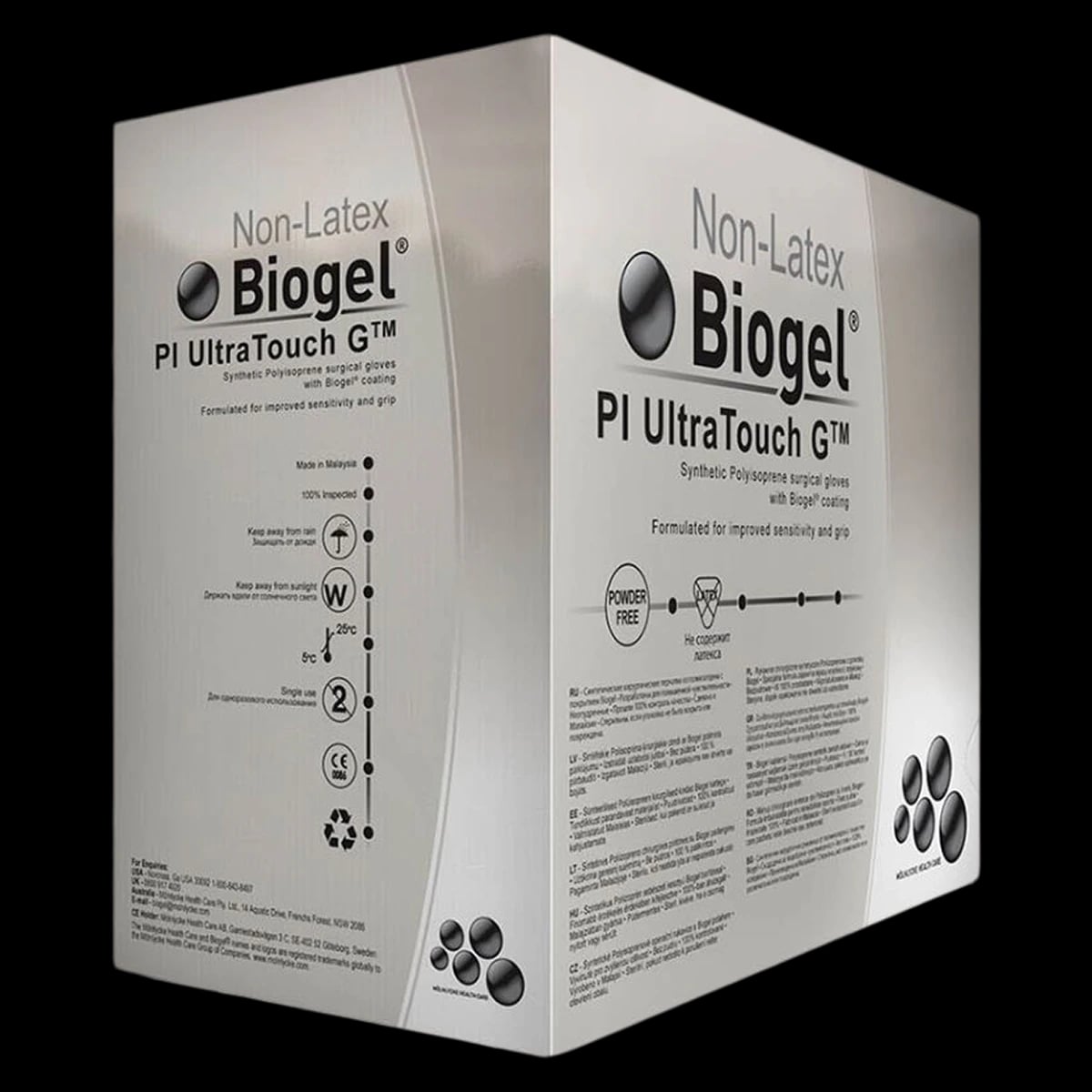 Biogel PI UltraTouch G Polyisoprene Surgical Gloves, Size 8.5, Straw