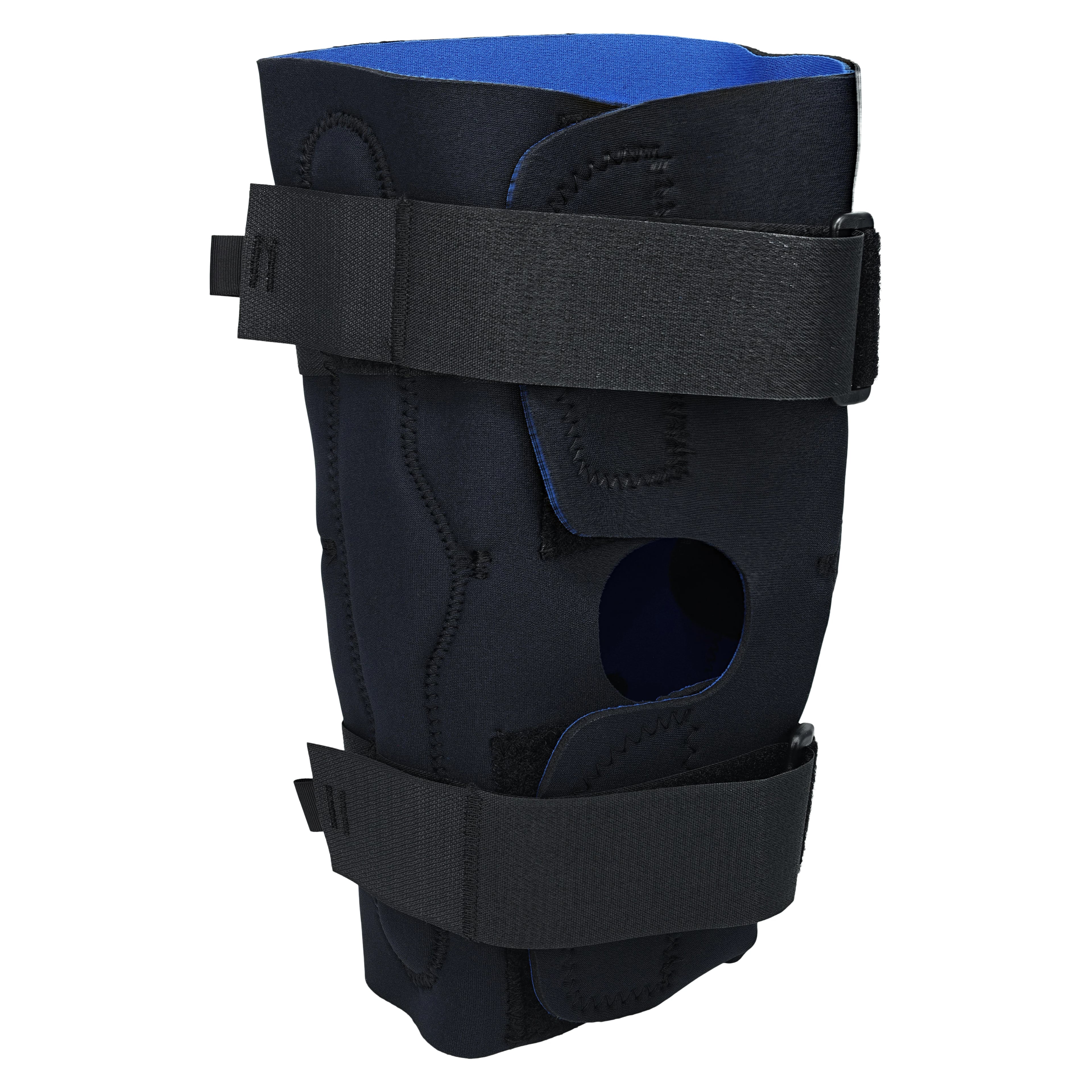 DJO Reddie Brace Knee Adult Neoprene Knee Brace, X-Large, 23-25.5", Black