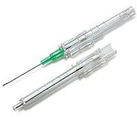 Jelco Protectiv Plus IV Catheter, 24 Gauge, 3/4", Yellow, Safety, Straight, Each
