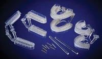 MainStay™ Disposable Articulator Pinless Quadrant, 50/Pack, Whip Mix #08254