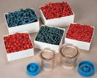 Whip Mix D Ring Clear Plastic Casting Ring, 2" Diameter, #4094