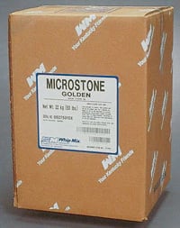 Whip Mix Microstone Golden Type III Dental Stone, 140g Packets, 80/Box, #02364