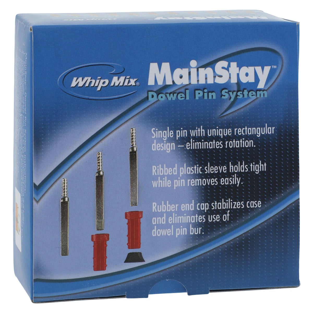 MainStay™ Dowel Pin System, Single Pin Design, 1000/Pkg, Whip Mix #08236