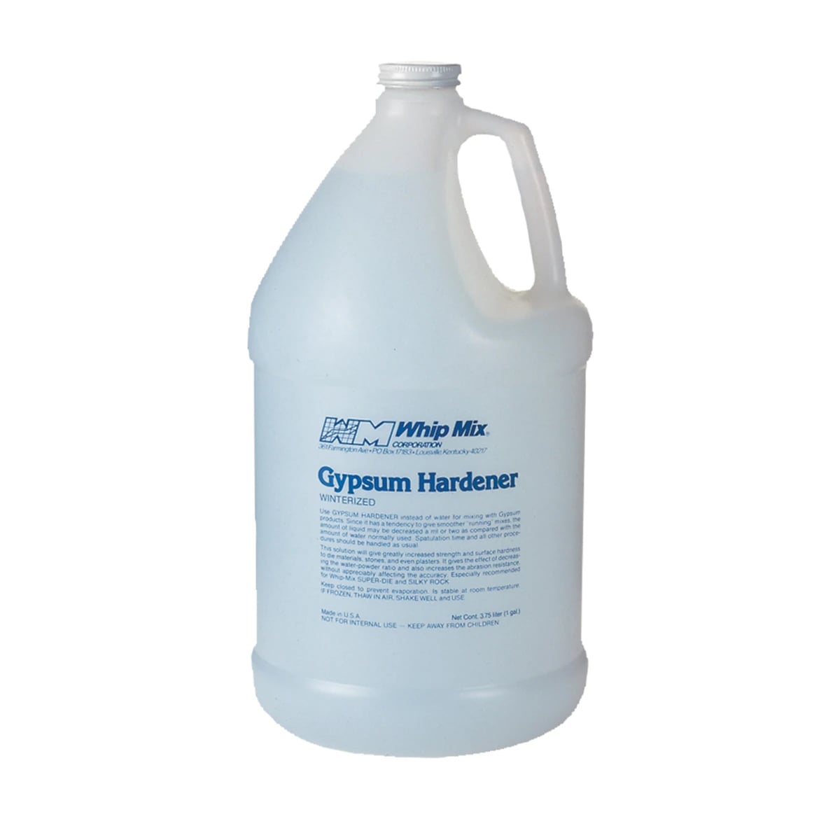 Whip Mix Gypsum Hardener Winter, 128 oz/Bottle