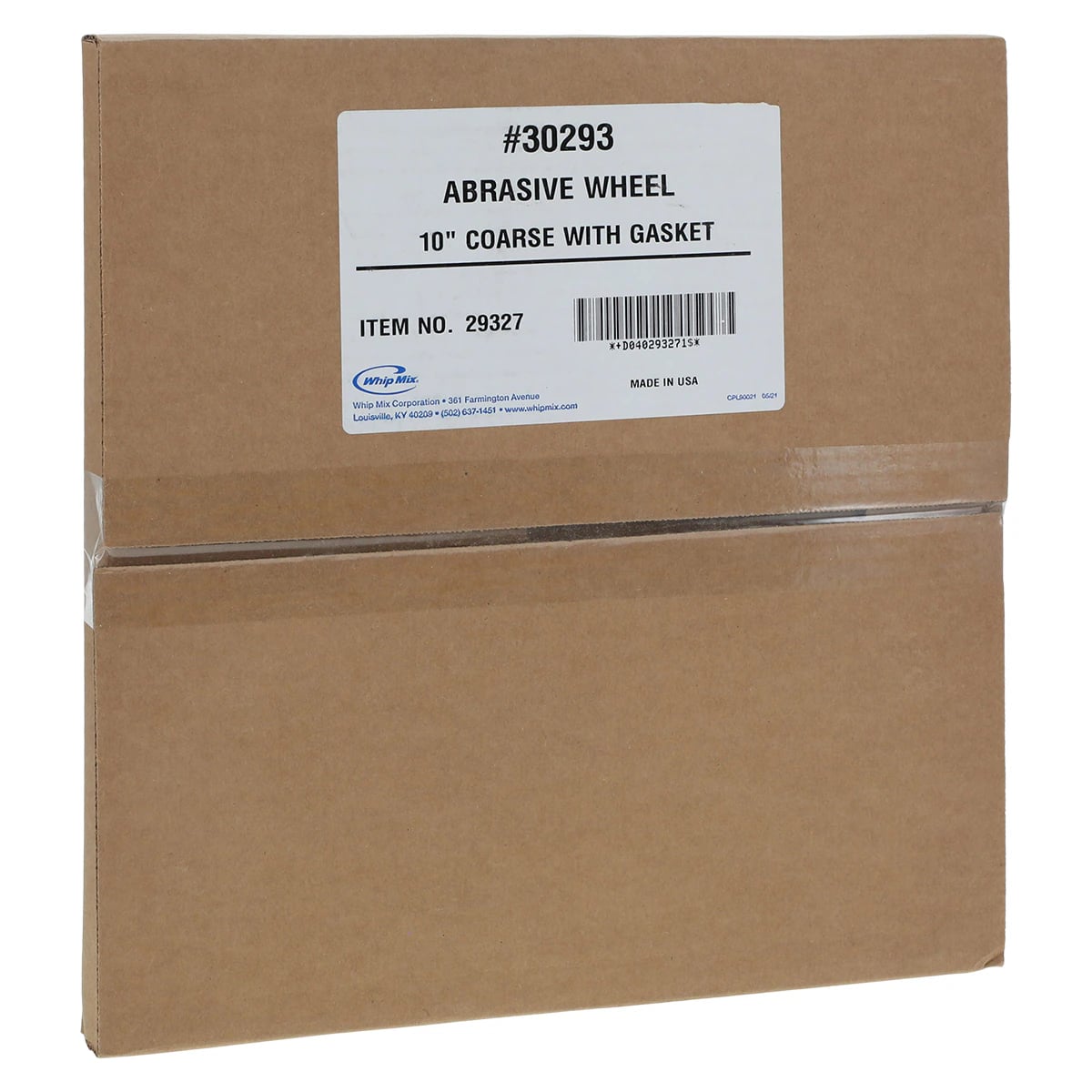 Whip-Mix #30293 Coarse Model Trimmer Wheel, 10" Diameter, Coarse Grit, 1/Pkg (29327)