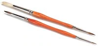 Whip Mix Double-Ended Pattern Painters Small, Red Sable Hair, 5/8" and 3/8" Bristles, 1/Pkg