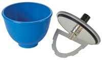 Whip Mix Flexible Vac-U-Mixer Bowl, 5 Inch, 350g Capacity, Blue, #6785