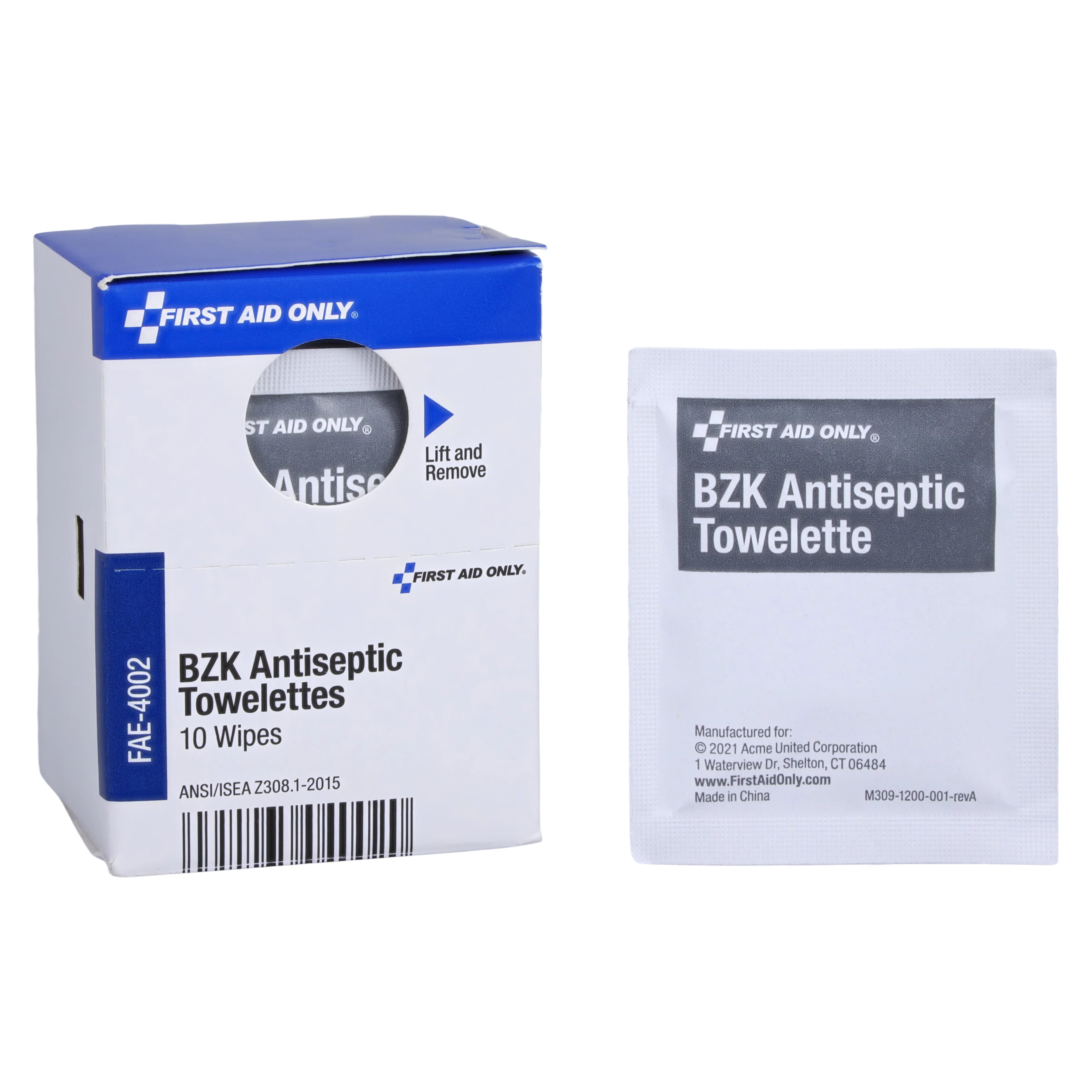 Acme Antiseptic Wipes, Benzalkonium Chloride 0.13%