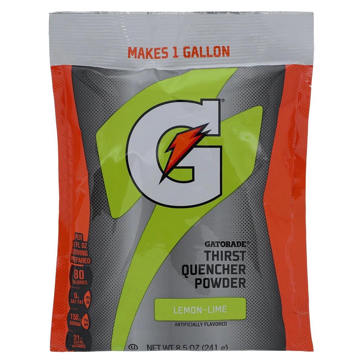 Gatorade Thirst Quencher Powder, Lemon, 8.5 oz Packet, 40/Case