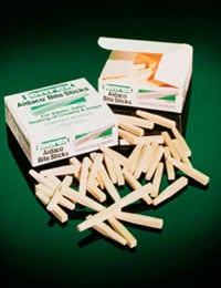 Temrex Aidaco Bite Sticks, 1/4" x 2", 80/Pack, 2900