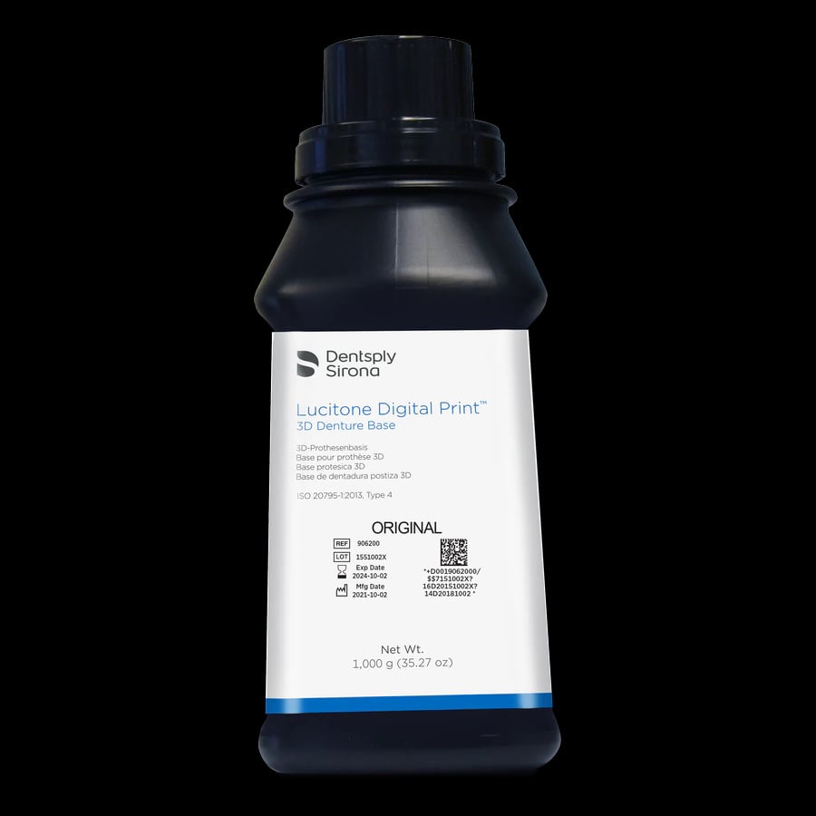 Lucitone Digital Print 3D Denture Resin Original, 1000g Bottle