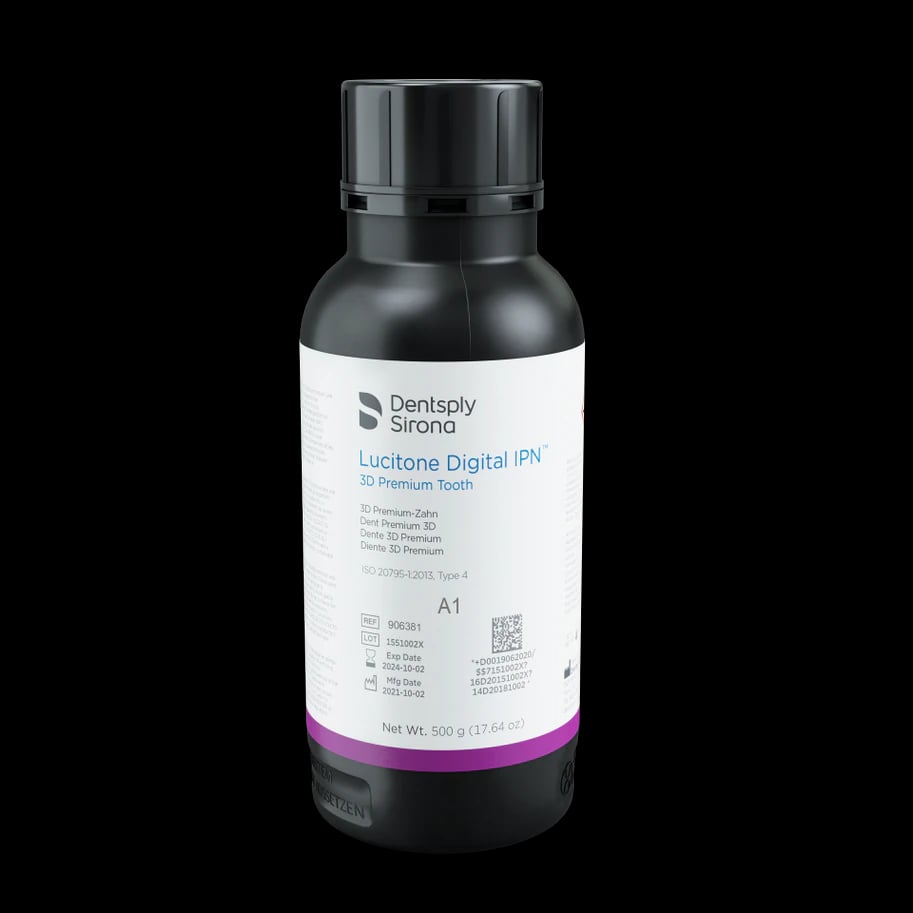 Lucitone Digital IPN 3D Resin, Shade A1, 500ml Bottle