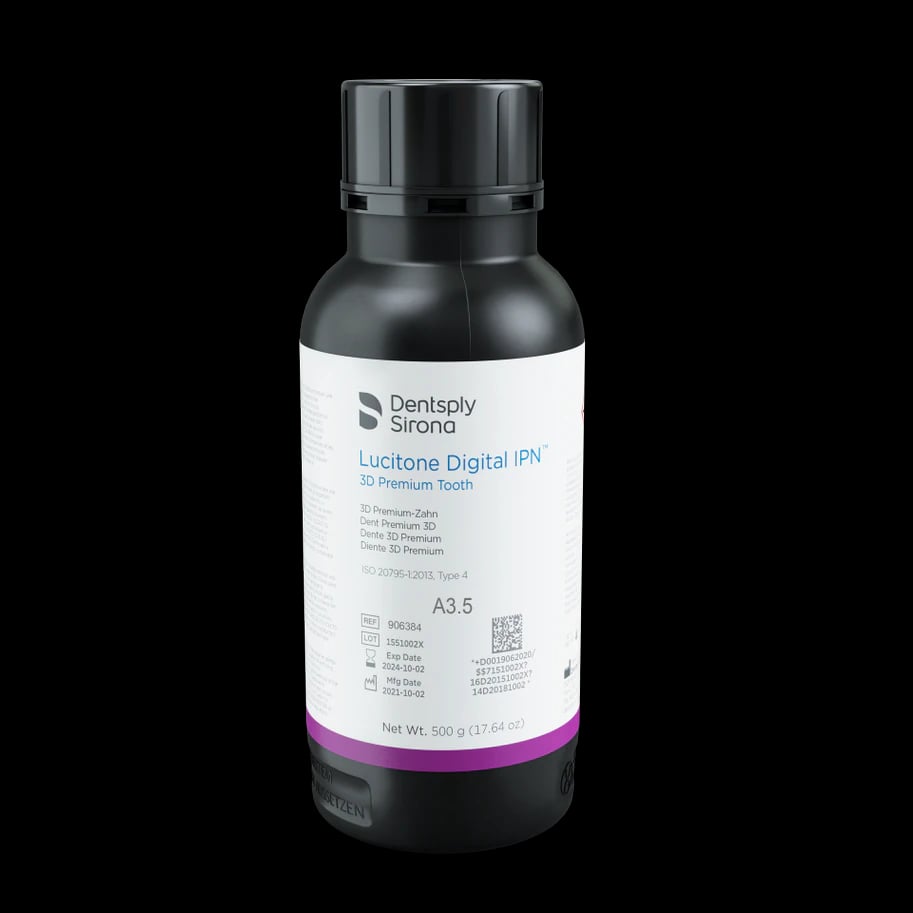 Lucitone Digital IPN 3D Resin, Shade A3.5, 500 ml Bottle