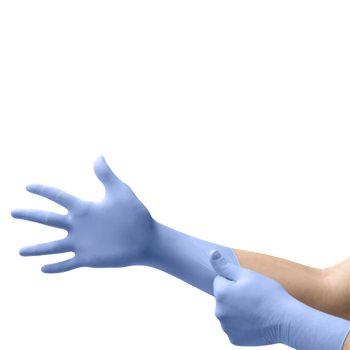 MICROFLEX FreeForm EC FFE-775 Nitrile Exam Gloves, Large, Powder-Free, Textured, Extended Cuff, 50/Box