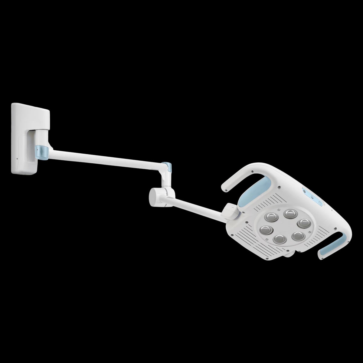 Welch-Allyn Green Series 900 Procedure Light, LED, 80,000 Lux, Wall Mount