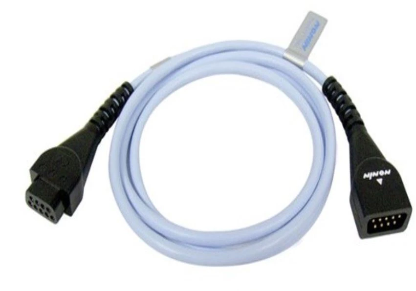 Nonin SpO2 Extension Cable, 3m, for Nonin SpO2 Sensors