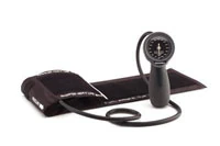 Welch Allyn DuraShock Gold Series Aneroid Sphygmomanometer, Size 11 Adult Cuff, Black/Gray, Latex-Free, Arm Dial Display