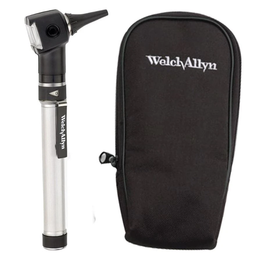 Welch PocketScope Otosc/Throat Diagnostic Otoscope Set, Twist Lock Connection, 2.5V