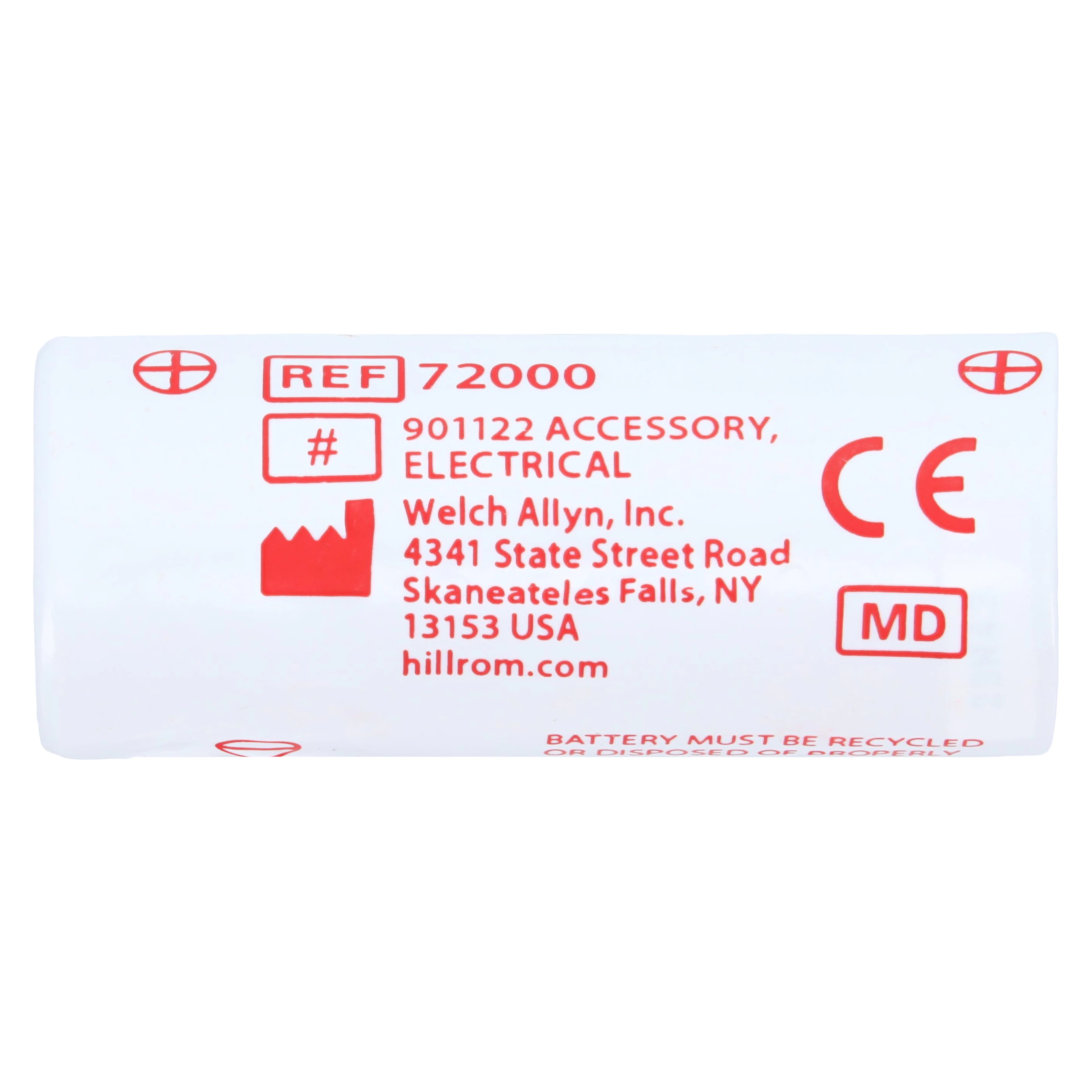 Welch Allyn Rechargeable Battery, Red