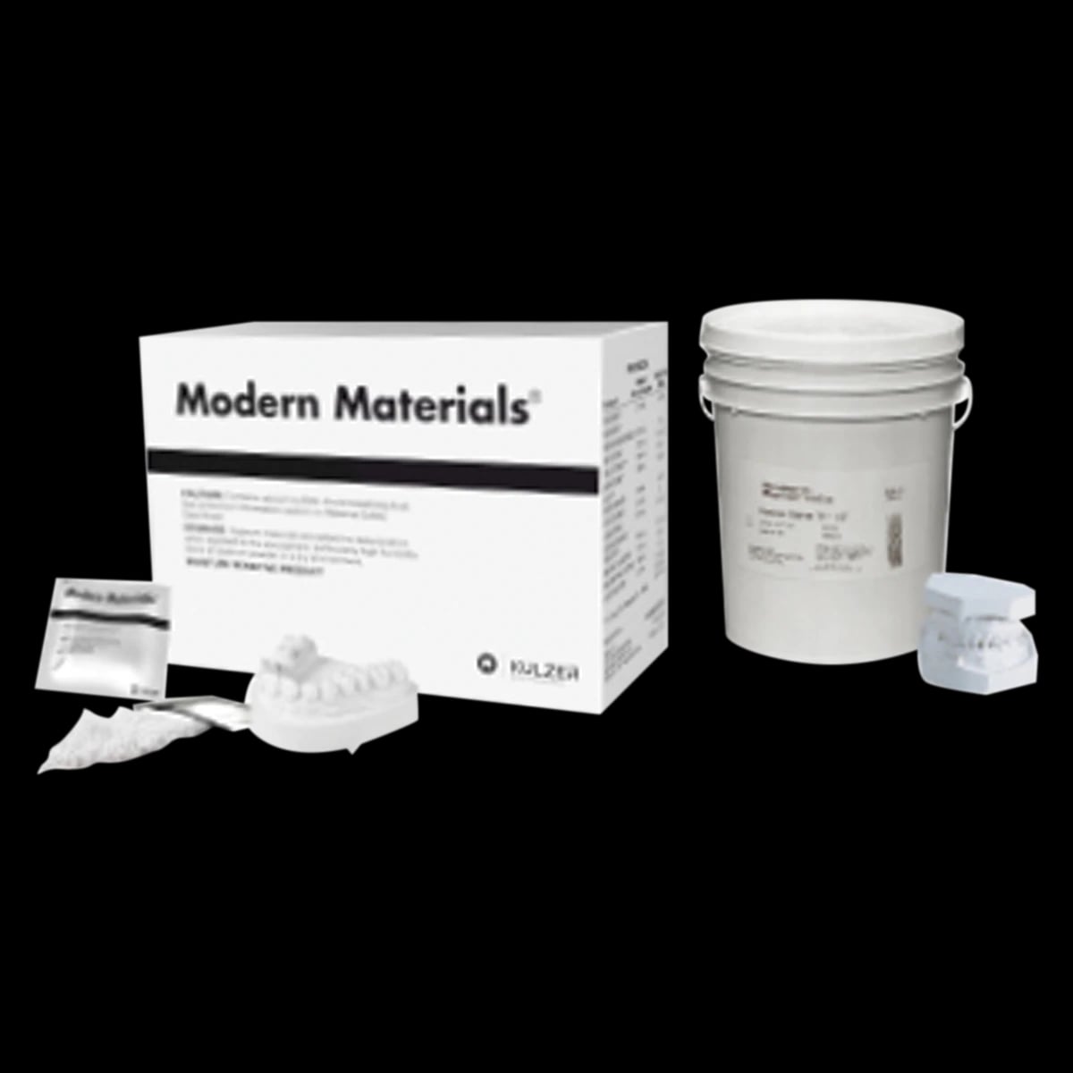 Kulzer Modern Materials Lab Plaster, White, Regular Set, Type II, 25 lb Carton, 50048472