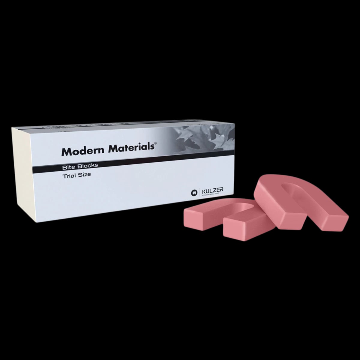 Modern Materials Bite Blocks, Soft, Pink, Laboratory Package, 120/Box, 50095992