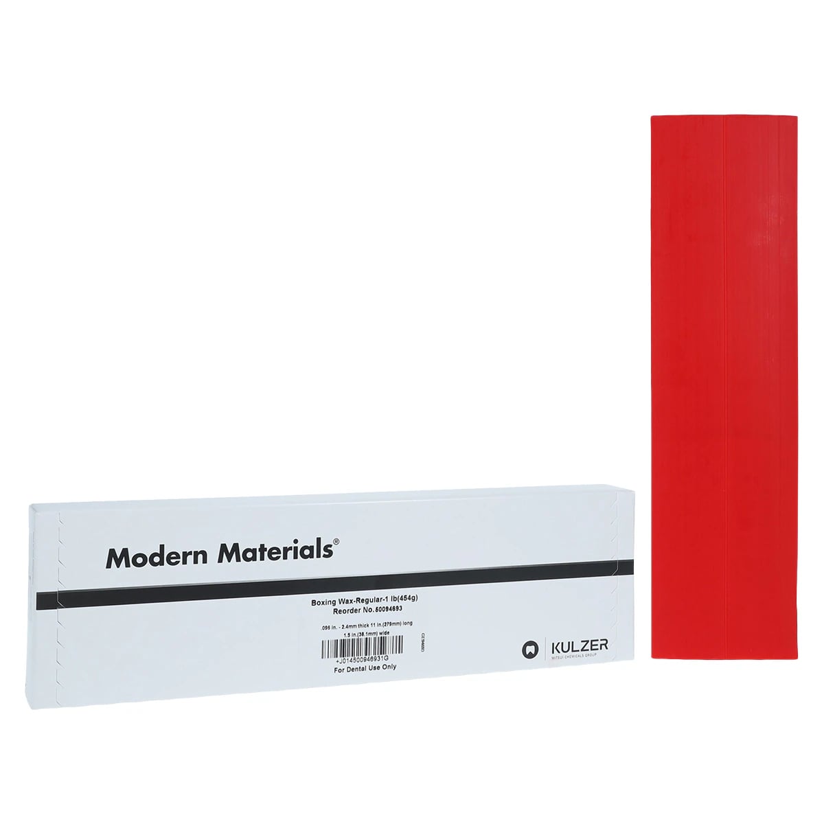 Modern Materials Boxing Wax, Regular, Red, 1 lb Box, 50094693