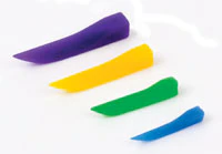 Henry Schein Interdental Plastic Wedges, Assorted, Color-Coded, 400/Box