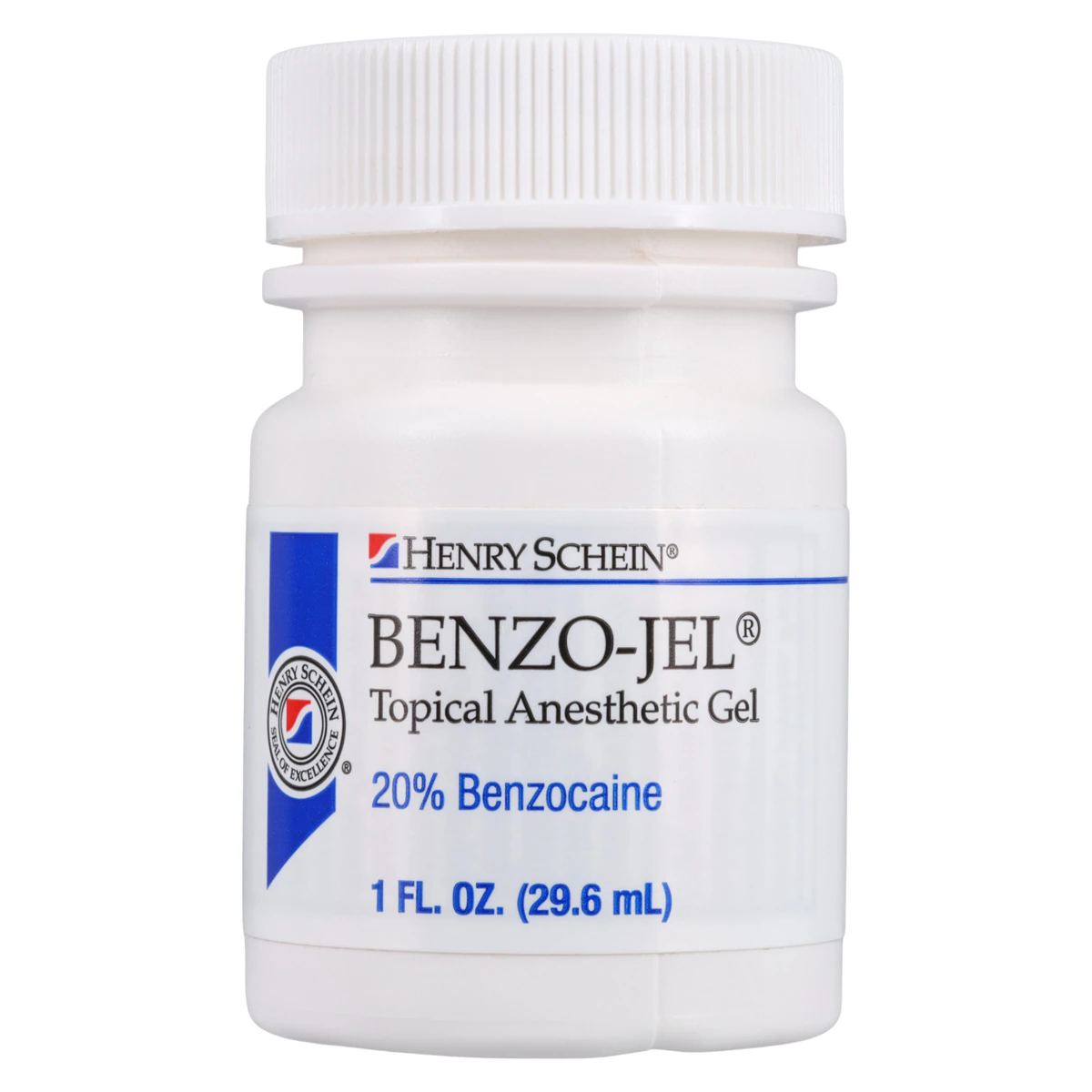 Benzo-Jel Topical Anesthetic Gel, 20% Benzocaine, Bubble Gum Flavor, 1 oz Jar