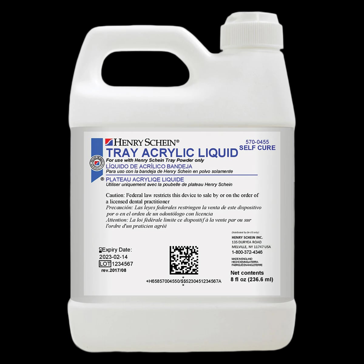 Tray Liquid #6 Monomer, 8 oz/Bottle