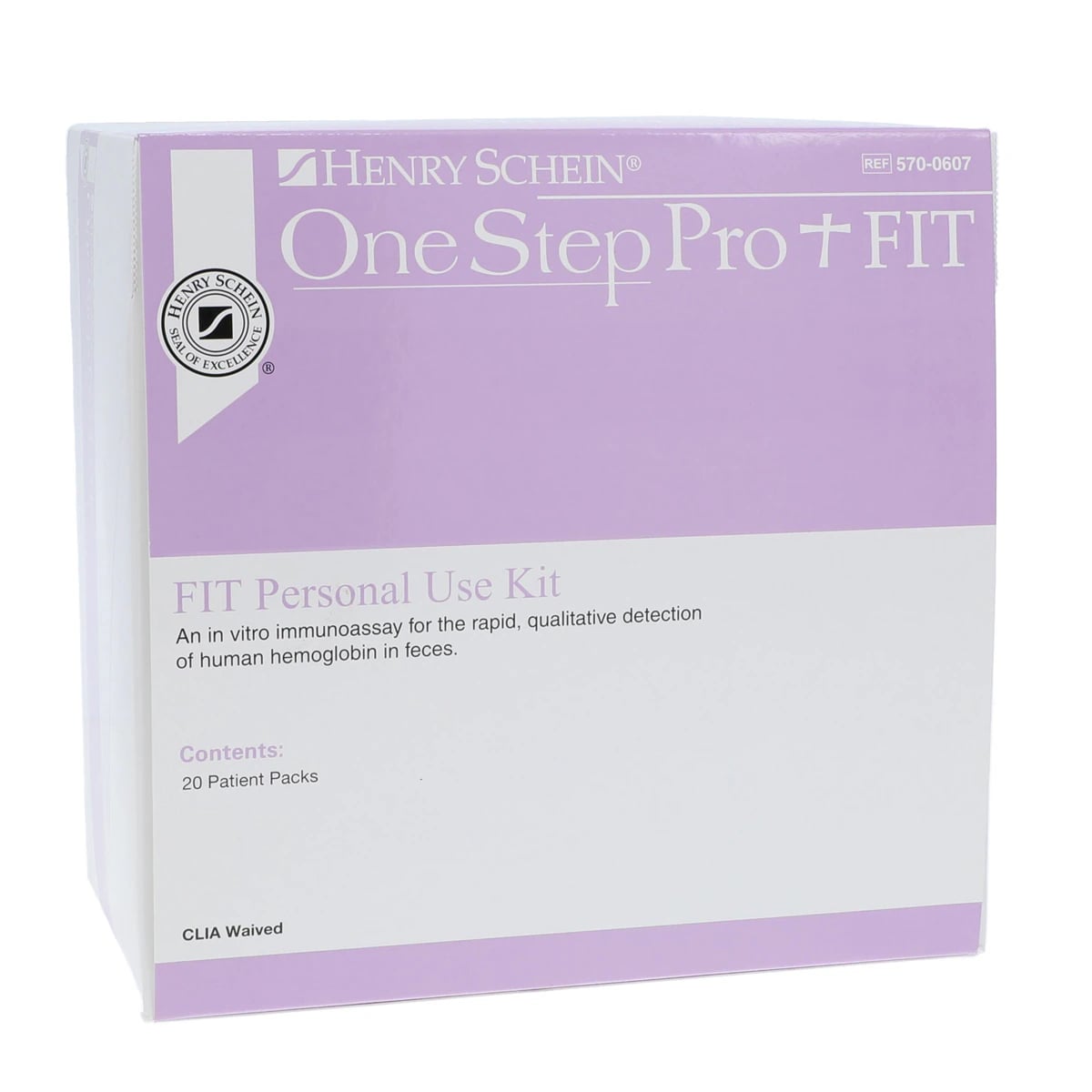 OneStep Pro+ FIT Fecal Immunochemical Test, CLIA Waived, Personal Use, 20 Tests/Box