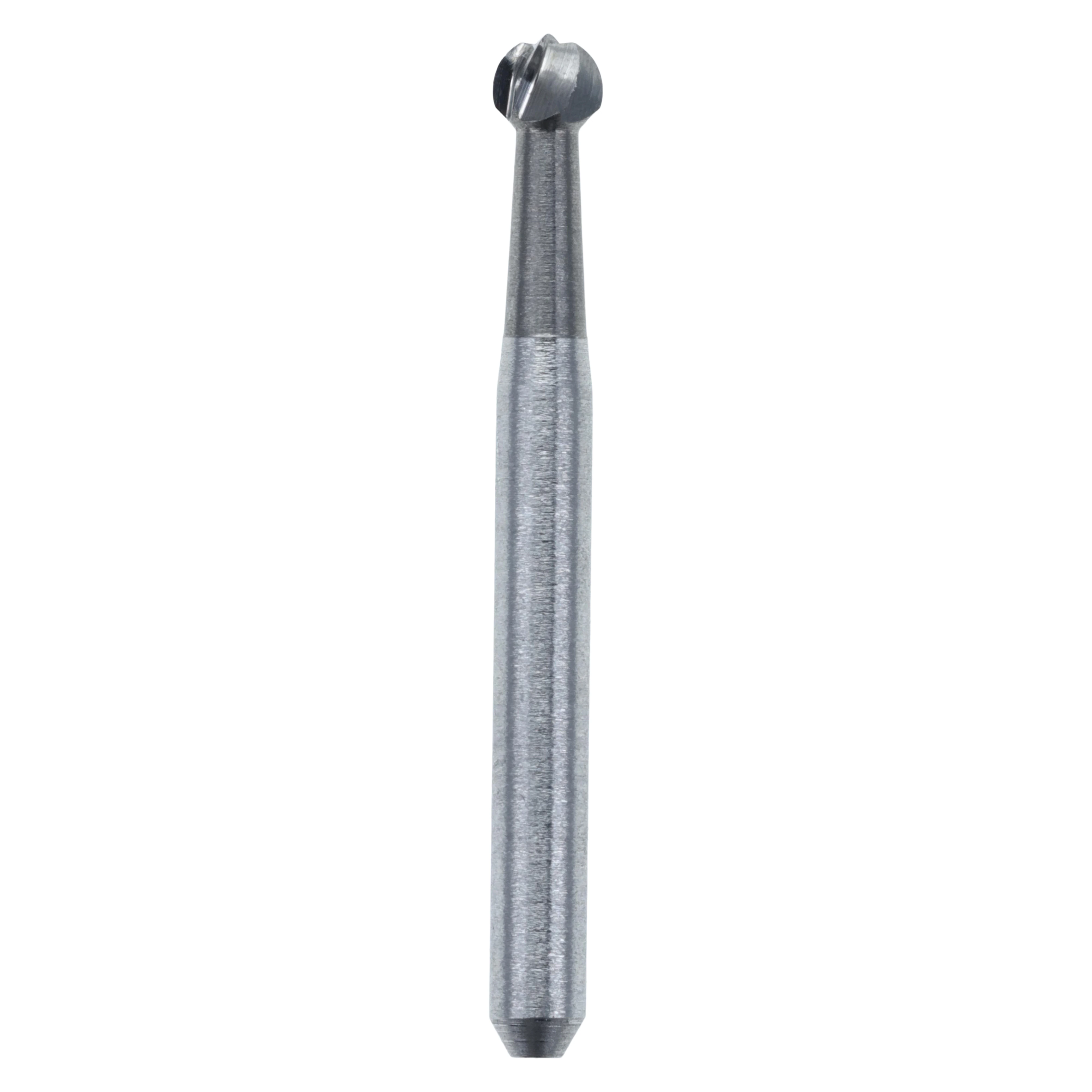 Henry Schein Carbide Bur, Plain Round, Friction Grip, Short Shank, Size 6, 10/Pkg