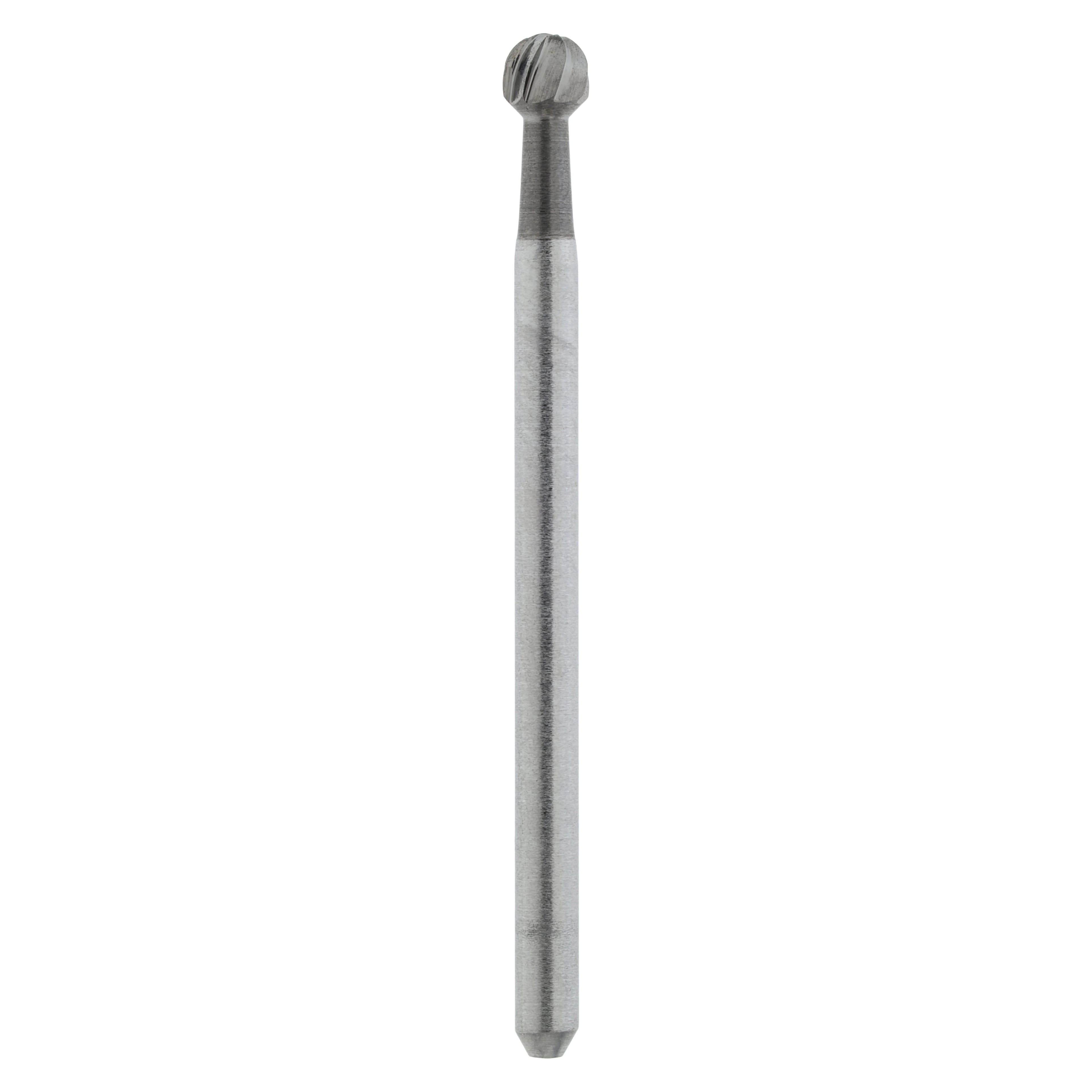 Henry Schein Sterile Carbide Bur, Round, Friction Grip, Surgical Length, Size 8, 25/Bx