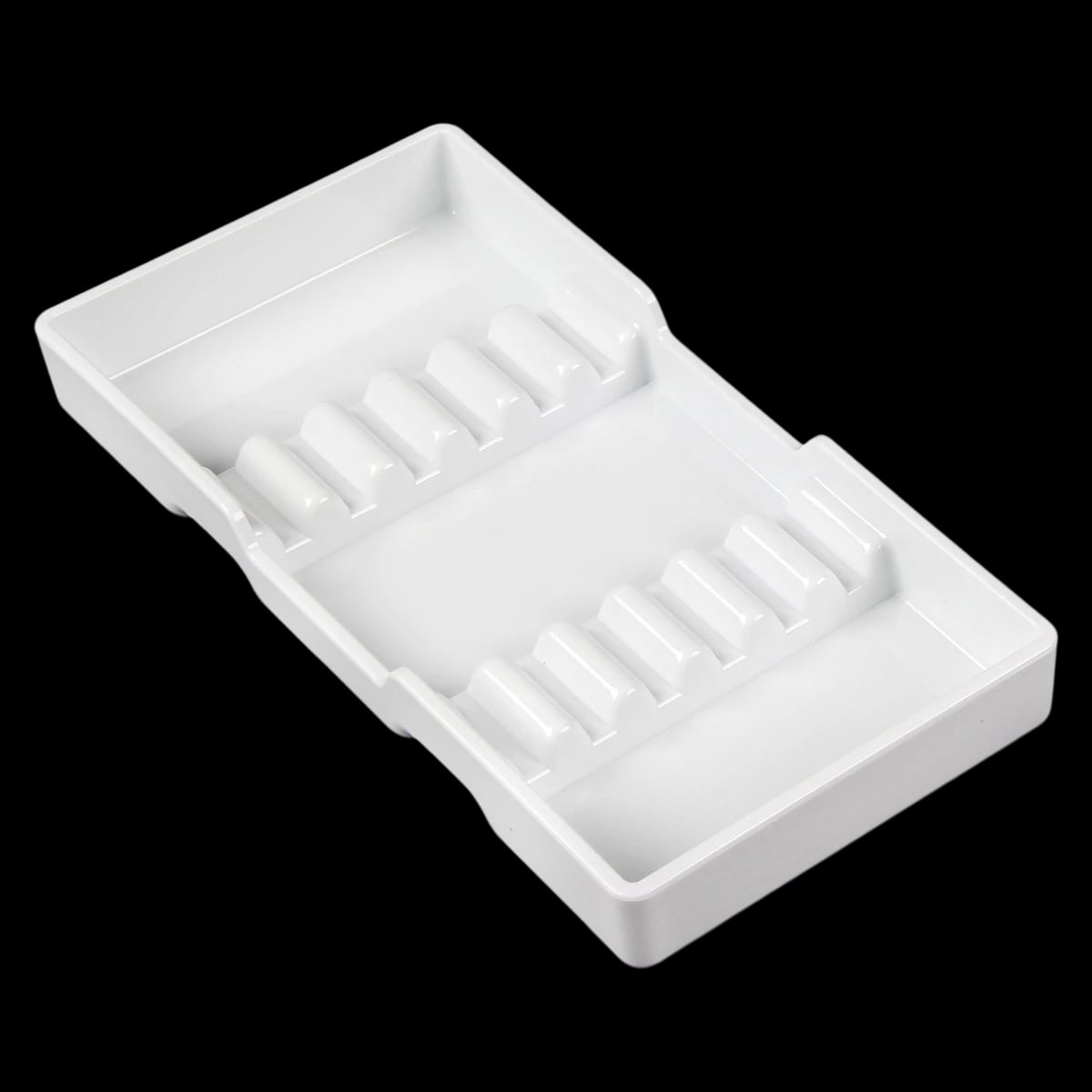 Henry Schein Instrument Tray Plastic #16A, 4 in x 8 in, Light Gray, Autoclavable