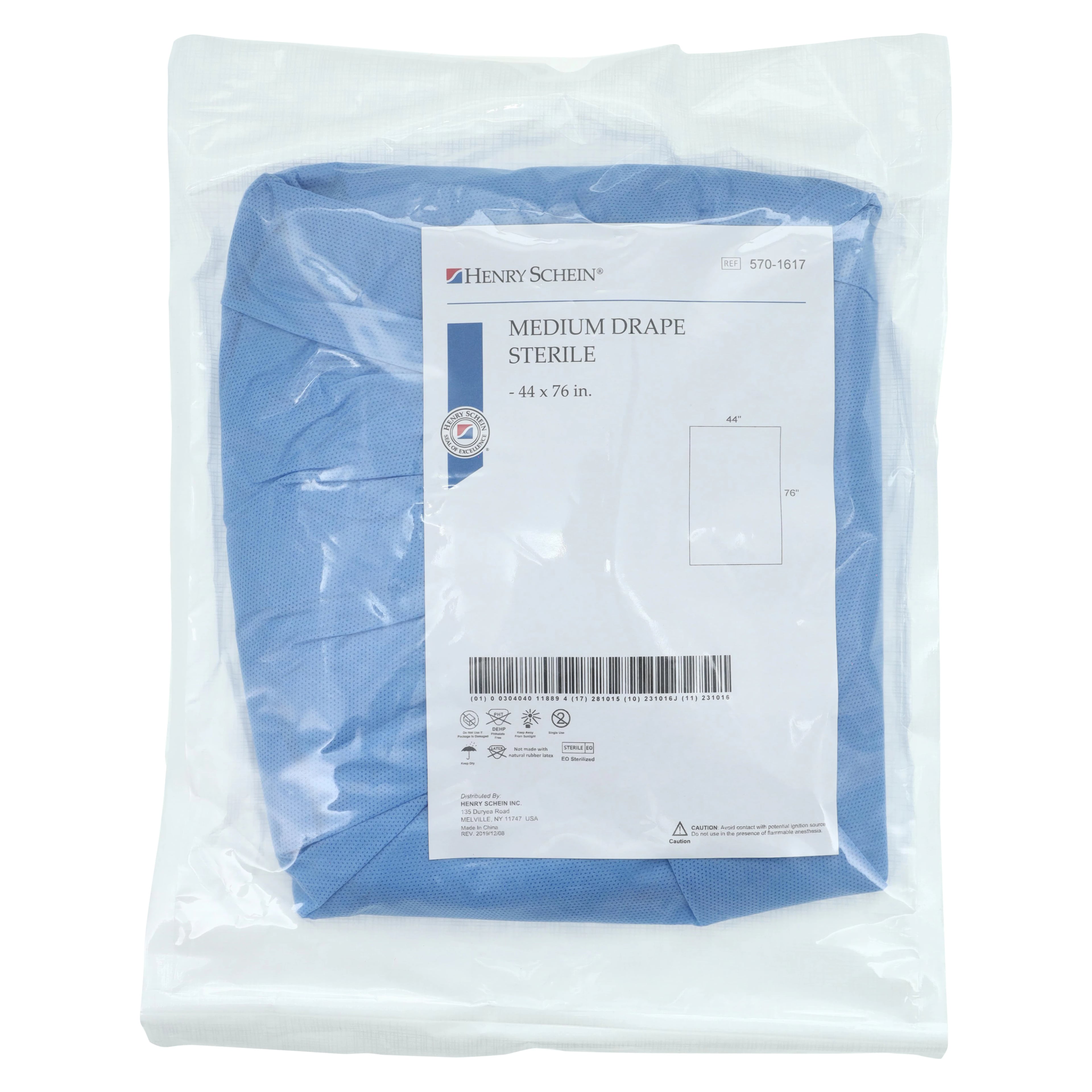 Drape Medium SMS, 44x76", Sterile Surgical Drape