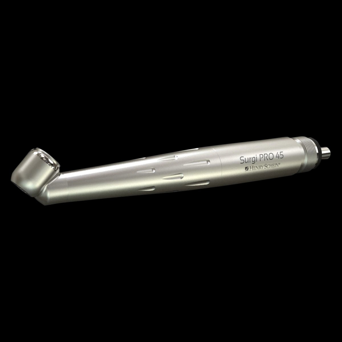 SurgiPro 45 HP N/O Fixed End, 45 Degree Angle High Speed Handpiece, Non-Optic, 4-Hole