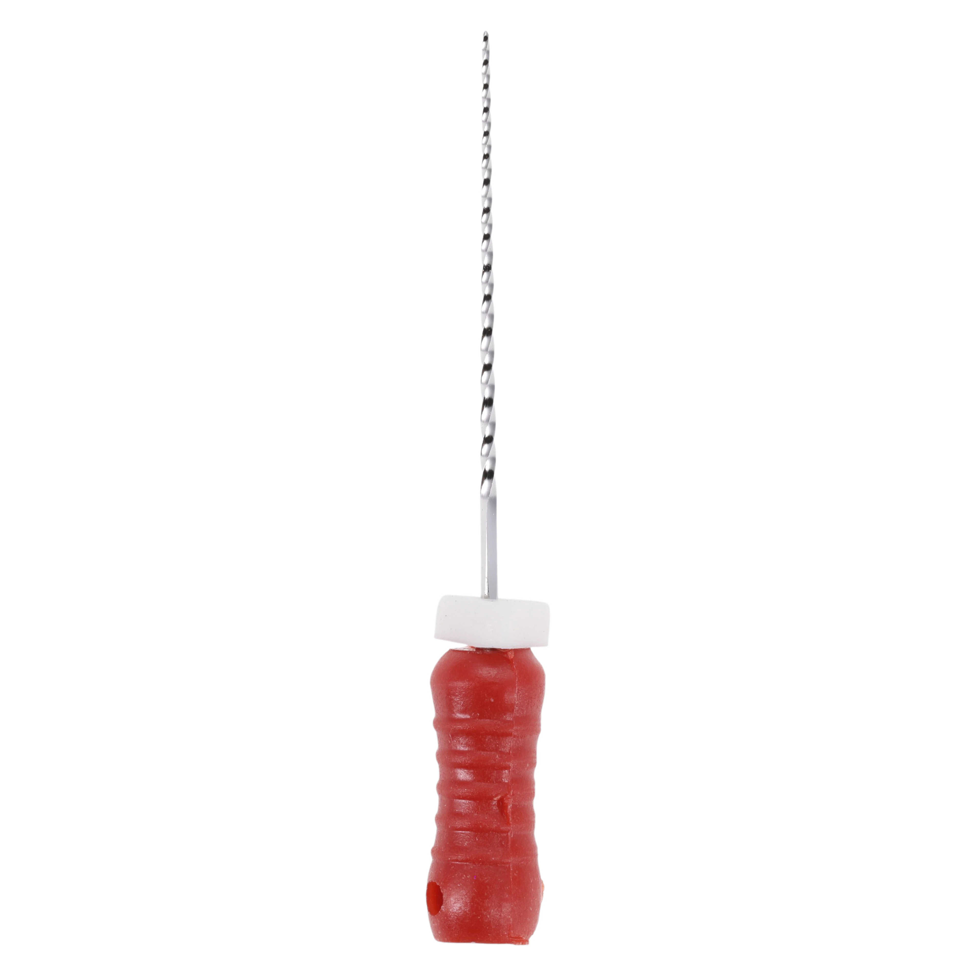 Endoflex Reamers, Size #25, 21mm, Stainless Steel, Red Handle, 6/Box